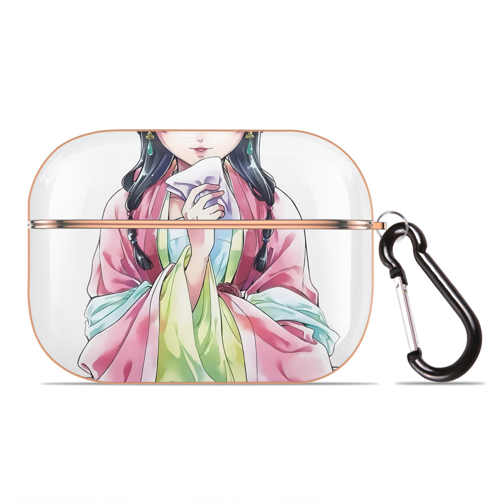（画像用） 薬屋のひとりごと The Apothecary Diaries 【AirPods Pro用】ハードシェル保護ケース｜耐衝撃・防指紋・カラビナ付き商品仕様