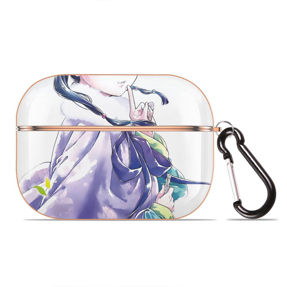 （画像用） 薬屋のひとりごと The Apothecary Diaries 【AirPods Pro用】ハードシェル保護ケース｜耐衝撃・防指紋・カラビナ付き商品仕様