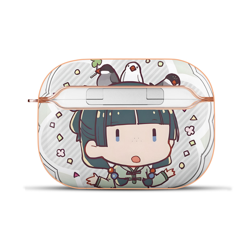 （画像用） 薬屋のひとりごと The Apothecary Diaries 【AirPods Pro用】ハードシェル保護ケース｜耐衝撃・防指紋・カラビナ付き商品仕様