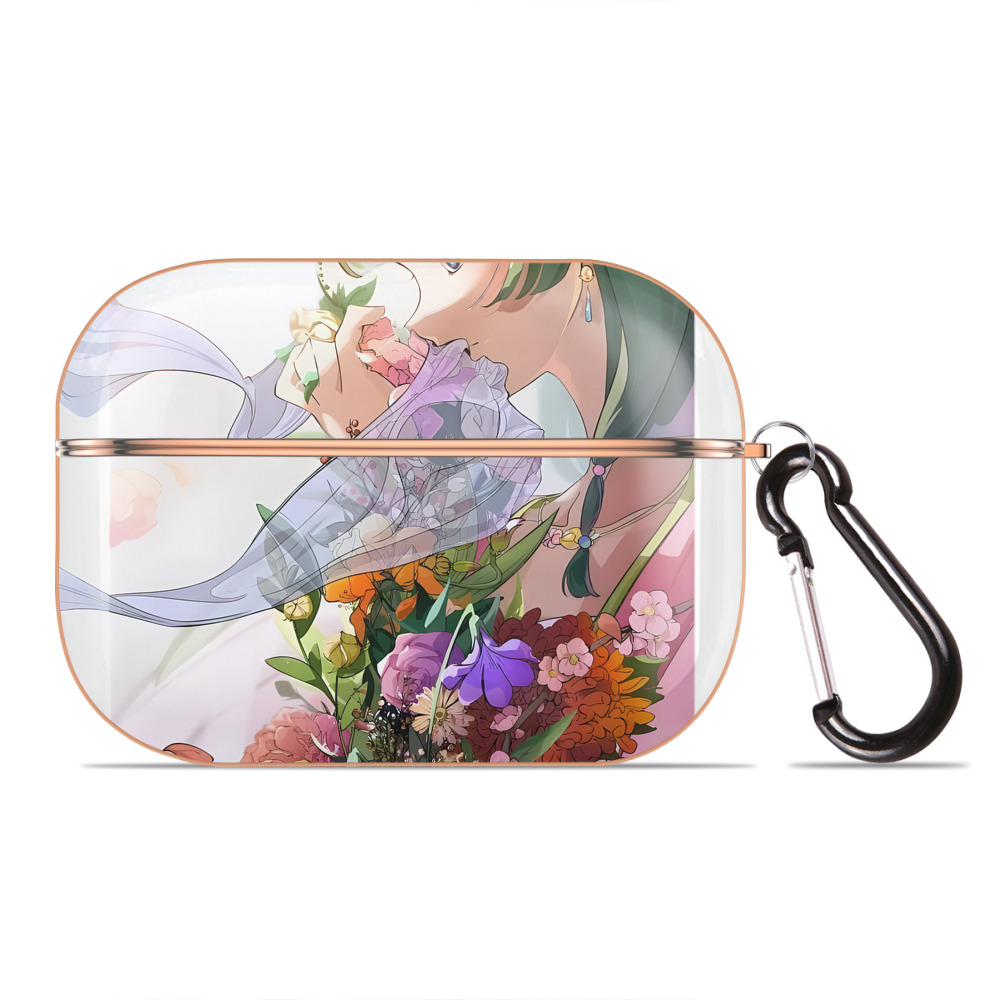 （画像用） 薬屋のひとりごと The Apothecary Diaries 【AirPods Pro用】ハードシェル保護ケース｜耐衝撃・防指紋・カラビナ付き商品仕様