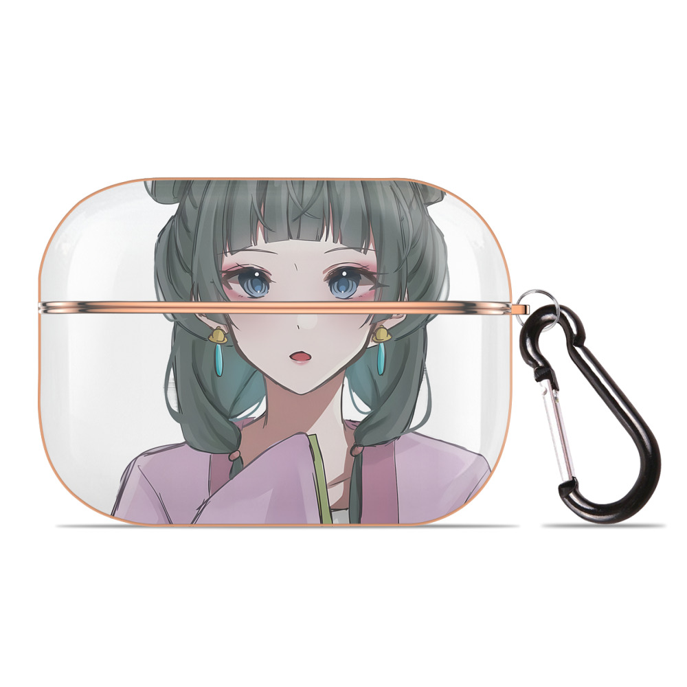 （画像用） 薬屋のひとりごと The Apothecary Diaries 【AirPods Pro用】ハードシェル保護ケース｜耐衝撃・防指紋・カラビナ付き商品仕様