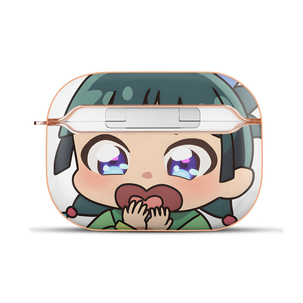 （画像用） 薬屋のひとりごと The Apothecary Diaries 【AirPods Pro用】ハードシェル保護ケース｜耐衝撃・防指紋・カラビナ付き商品仕様