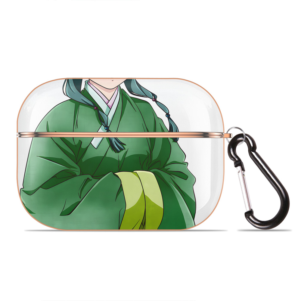 （画像用） 薬屋のひとりごと The Apothecary Diaries 【AirPods Pro用】ハードシェル保護ケース｜耐衝撃・防指紋・カラビナ付き商品仕様