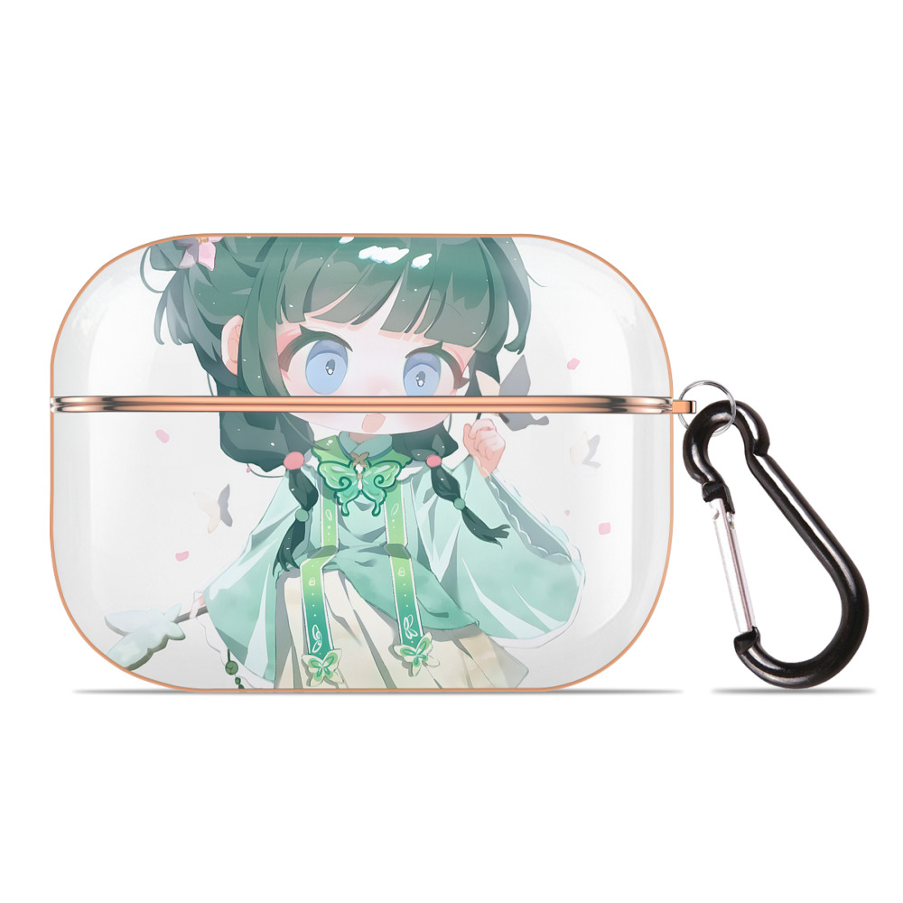 （画像用） 薬屋のひとりごと The Apothecary Diaries 【AirPods Pro用】ハードシェル保護ケース｜耐衝撃・防指紋・カラビナ付き商品仕様