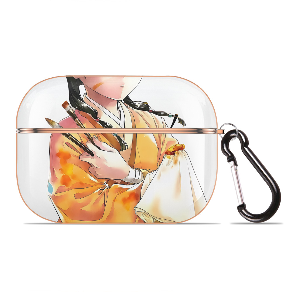 （画像用） 薬屋のひとりごと The Apothecary Diaries 【AirPods Pro用】ハードシェル保護ケース｜耐衝撃・防指紋・カラビナ付き商品仕様