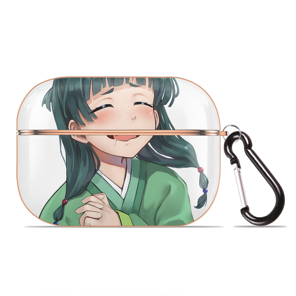 （画像用） 薬屋のひとりごと The Apothecary Diaries 【AirPods Pro用】ハードシェル保護ケース｜耐衝撃・防指紋・カラビナ付き商品仕様