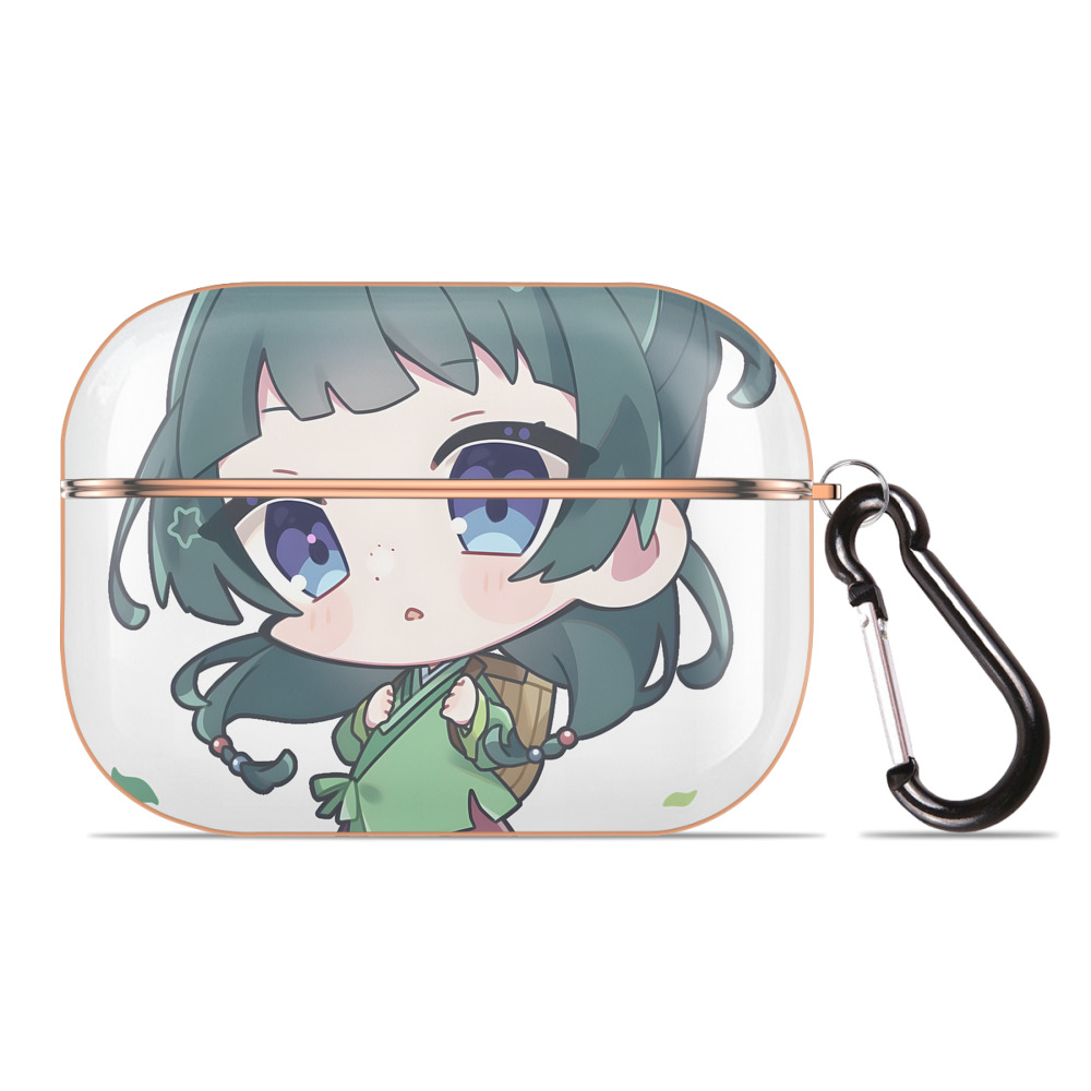 （画像用） 薬屋のひとりごと The Apothecary Diaries 【AirPods Pro用】ハードシェル保護ケース｜耐衝撃・防指紋・カラビナ付き商品仕様