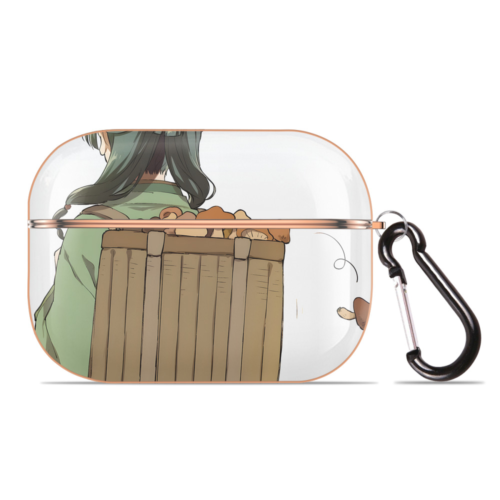 （画像用） 薬屋のひとりごと The Apothecary Diaries 【AirPods Pro用】ハードシェル保護ケース｜耐衝撃・防指紋・カラビナ付き商品仕様