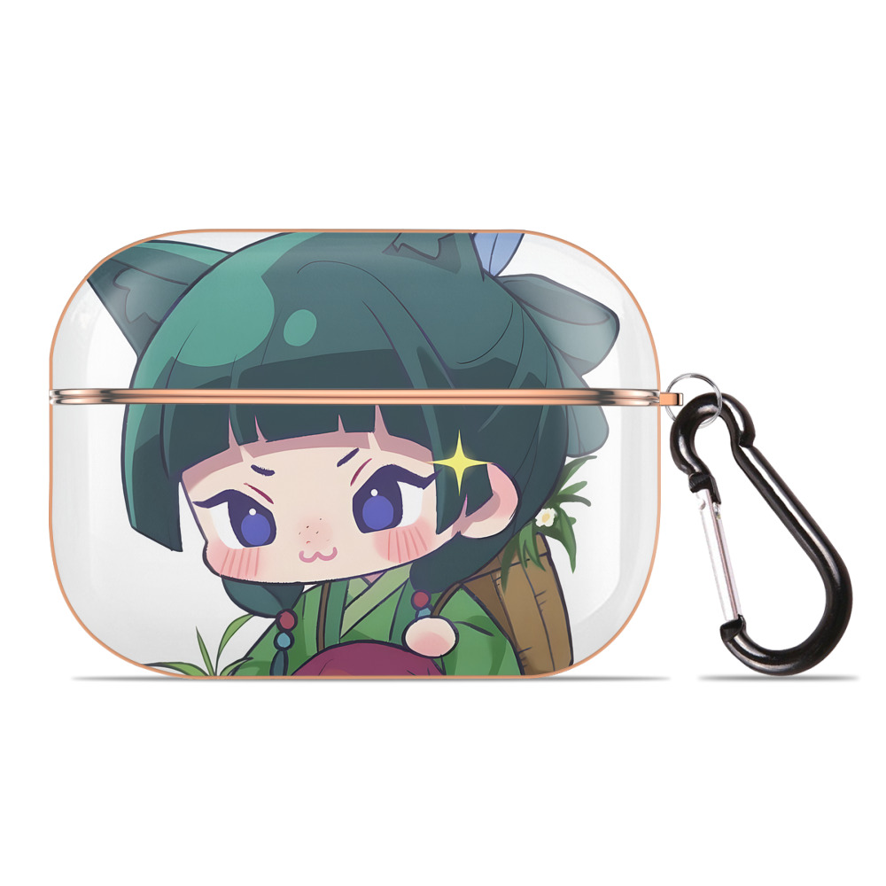 （画像用） 薬屋のひとりごと The Apothecary Diaries 【AirPods Pro用】ハードシェル保護ケース｜耐衝撃・防指紋・カラビナ付き商品仕様