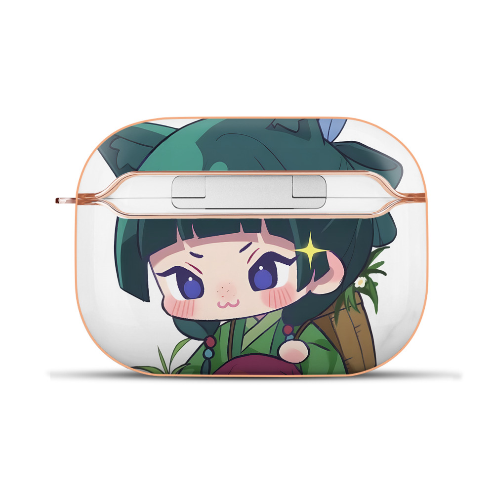 （画像用） 薬屋のひとりごと The Apothecary Diaries 【AirPods Pro用】ハードシェル保護ケース｜耐衝撃・防指紋・カラビナ付き商品仕様