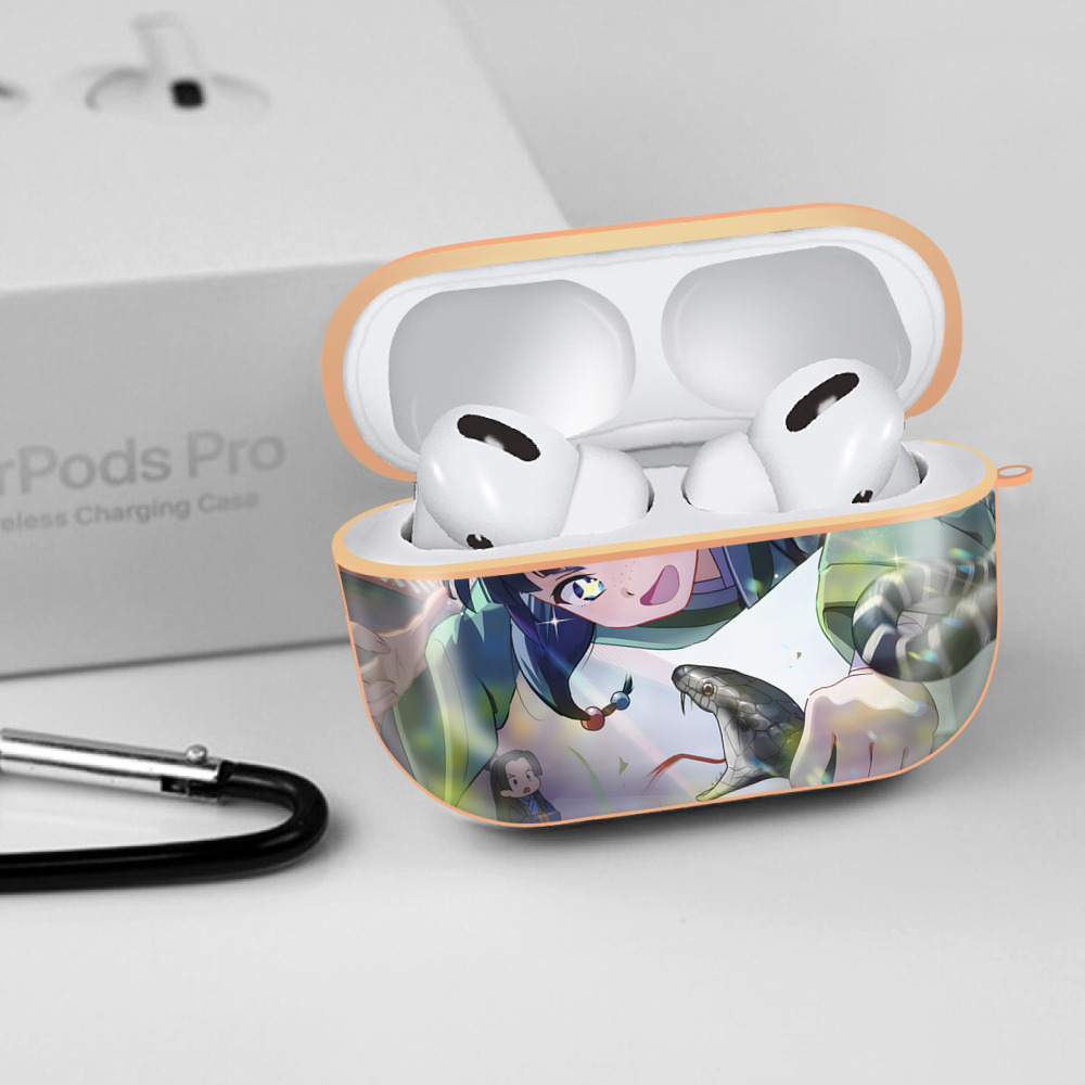 薬屋のひとりごと The Apothecary Diaries 【AirPods Pro用】ハードシェル保護ケース｜耐衝撃・防指紋・カラビナ付き商品仕様