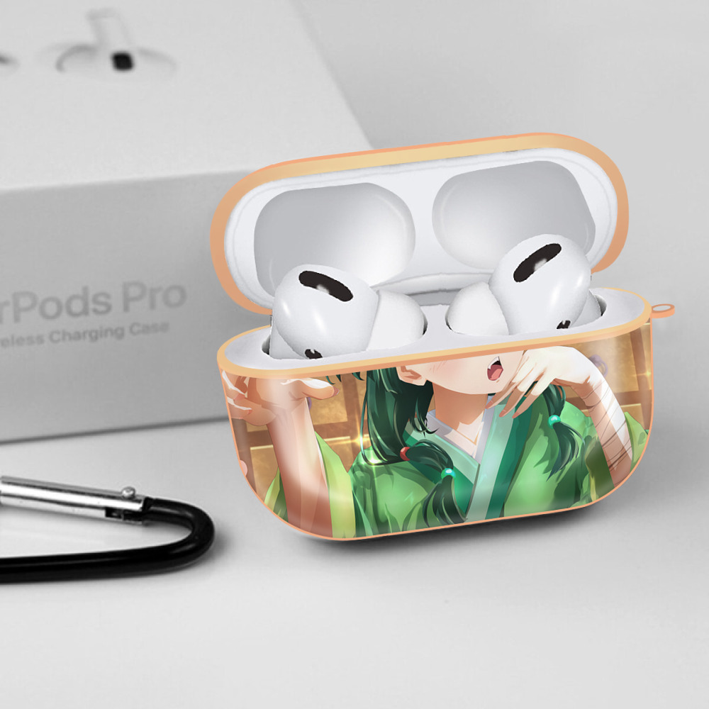 薬屋のひとりごと The Apothecary Diaries 【AirPods Pro用】ハードシェル保護ケース｜耐衝撃・防指紋・カラビナ付き商品仕様