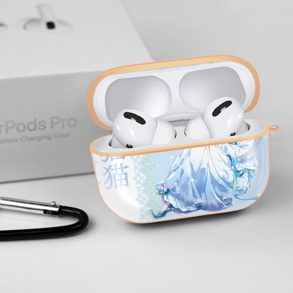 薬屋のひとりごと The Apothecary Diaries 【AirPods Pro用】ハードシェル保護ケース｜耐衝撃・防指紋・カラビナ付き商品仕様