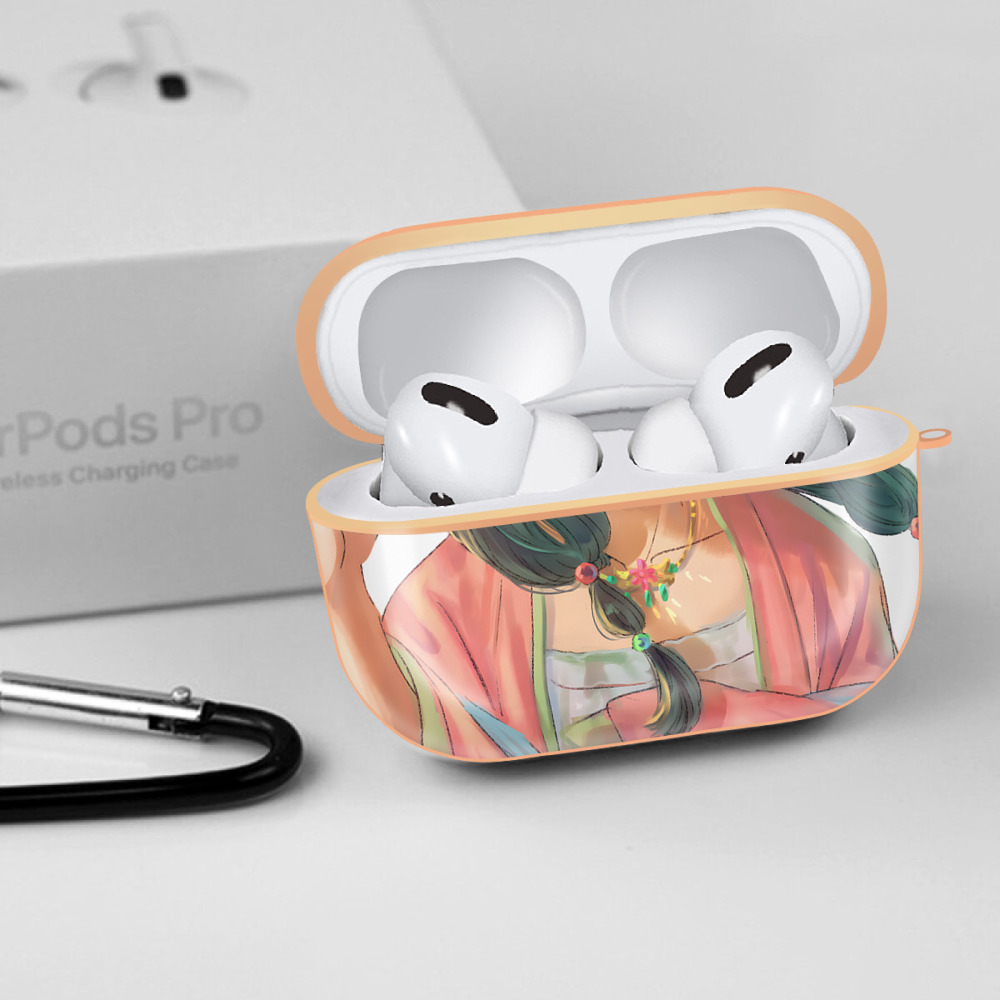 薬屋のひとりごと The Apothecary Diaries 【AirPods Pro用】ハードシェル保護ケース｜耐衝撃・防指紋・カラビナ付き商品仕様