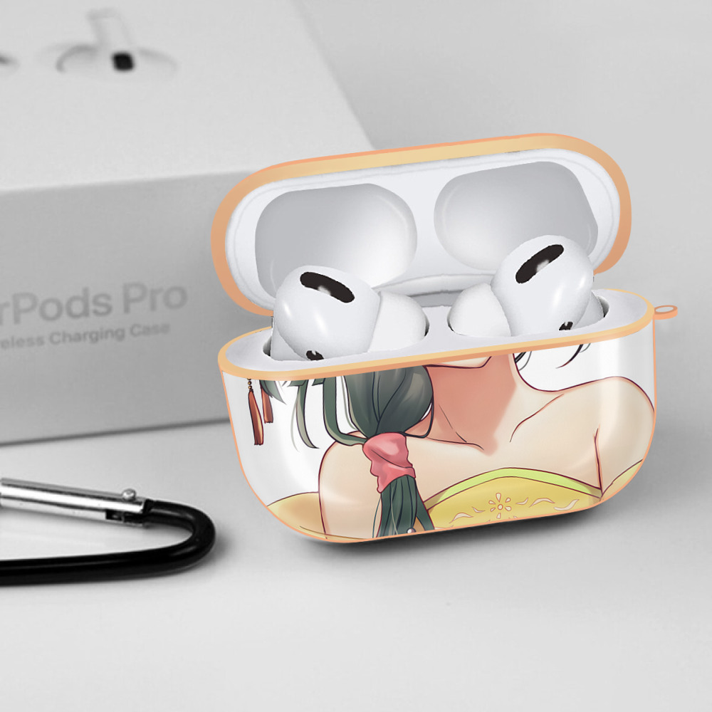 薬屋のひとりごと The Apothecary Diaries 【AirPods Pro用】ハードシェル保護ケース｜耐衝撃・防指紋・カラビナ付き商品仕様