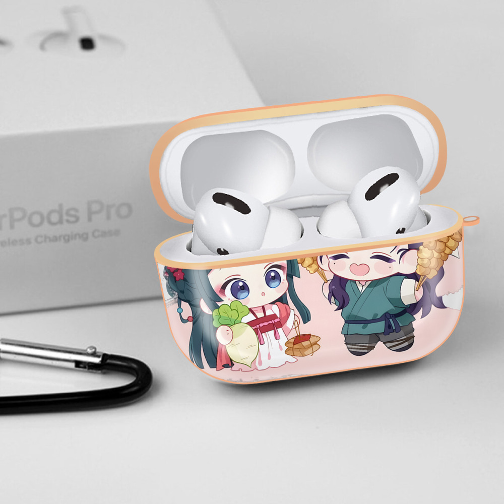 薬屋のひとりごと The Apothecary Diaries 【AirPods Pro用】ハードシェル保護ケース｜耐衝撃・防指紋・カラビナ付き商品仕様