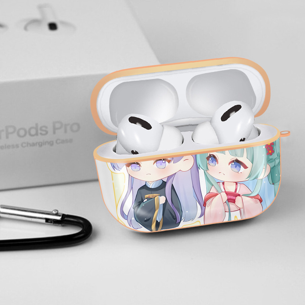 薬屋のひとりごと The Apothecary Diaries 【AirPods Pro用】ハードシェル保護ケース｜耐衝撃・防指紋・カラビナ付き商品仕様