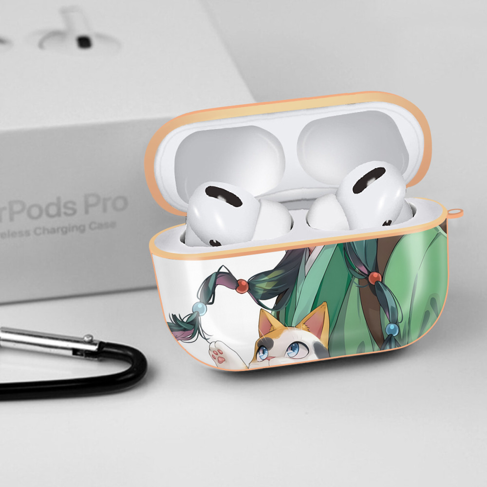 薬屋のひとりごと The Apothecary Diaries 【AirPods Pro用】ハードシェル保護ケース｜耐衝撃・防指紋・カラビナ付き商品仕様