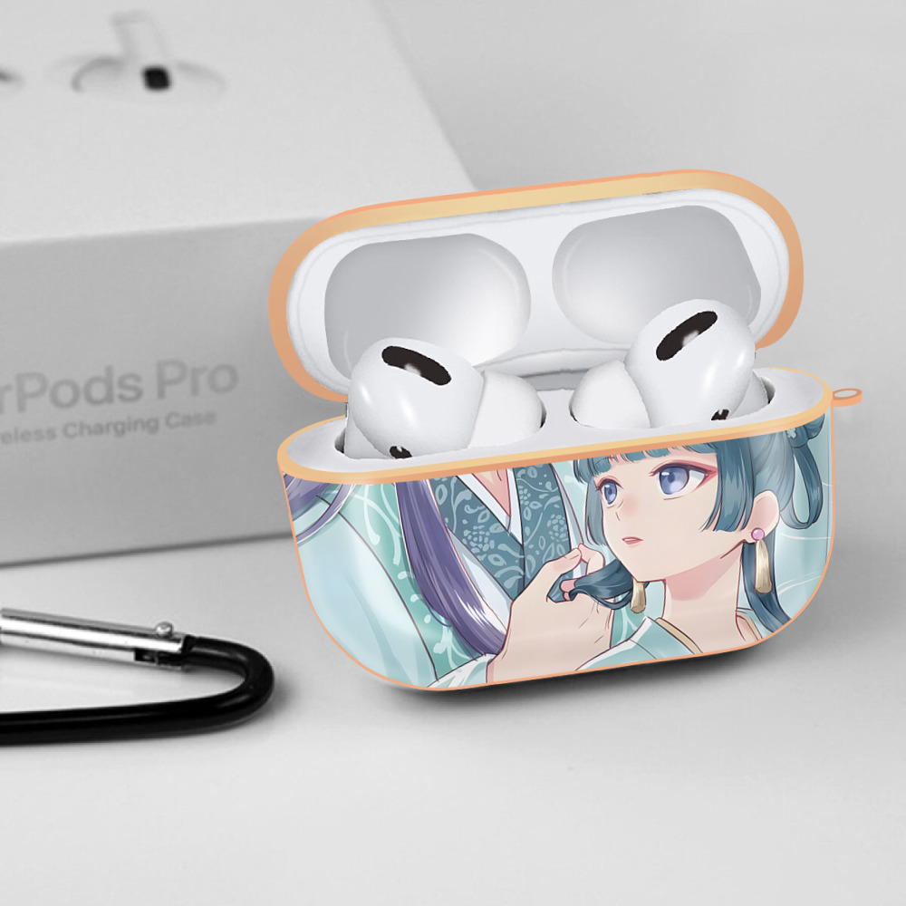 薬屋のひとりごと The Apothecary Diaries 【AirPods Pro用】ハードシェル保護ケース｜耐衝撃・防指紋・カラビナ付き商品仕様