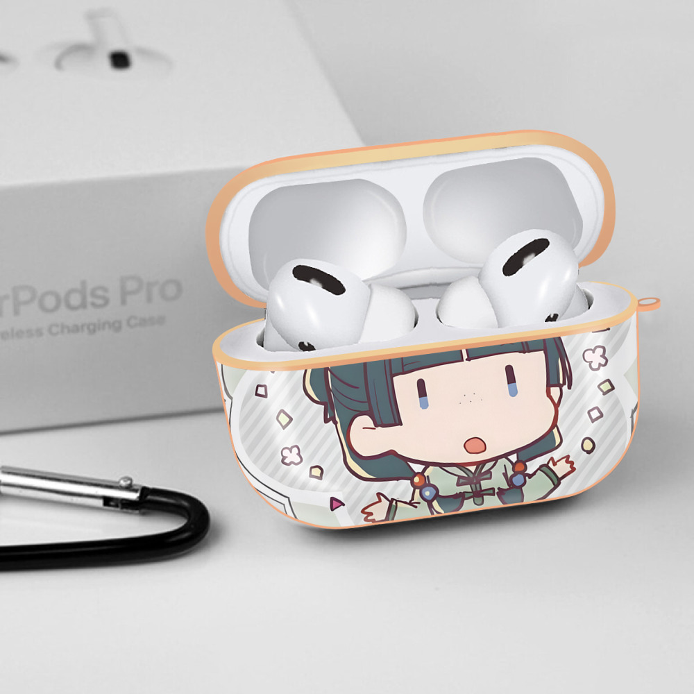 薬屋のひとりごと The Apothecary Diaries 【AirPods Pro用】ハードシェル保護ケース｜耐衝撃・防指紋・カラビナ付き商品仕様