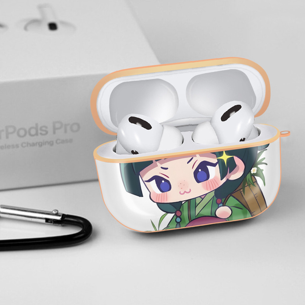 薬屋のひとりごと The Apothecary Diaries 【AirPods Pro用】ハードシェル保護ケース｜耐衝撃・防指紋・カラビナ付き商品仕様